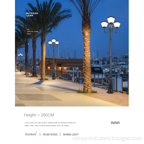 European Style Outdoor LED Courtyard Lights for Gardens and Villas
